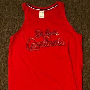 PINK STL Cardinals Tank